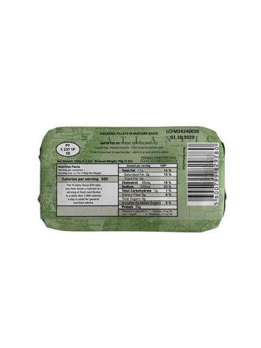 MAR Brand Mackerel Fillets in Mustard Sauce - 6 Pack